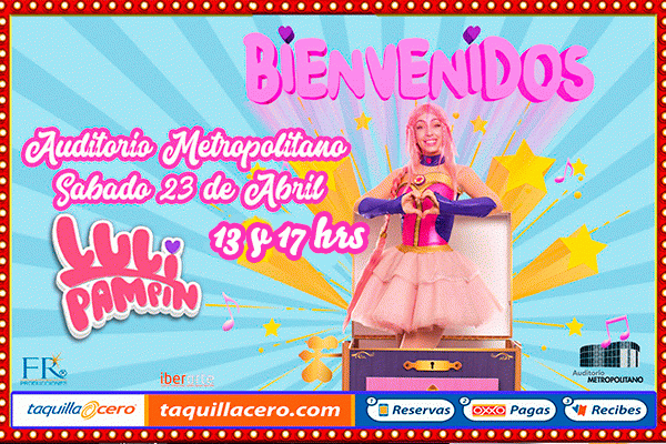 FR Producciones Presenta  LULI PAMPIN  BIENVENIDOS